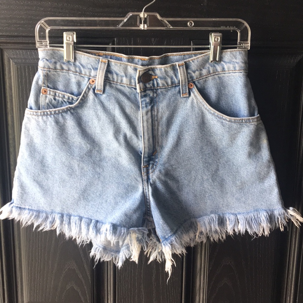 Levi’s Orange Tab 910 Denim Shorts